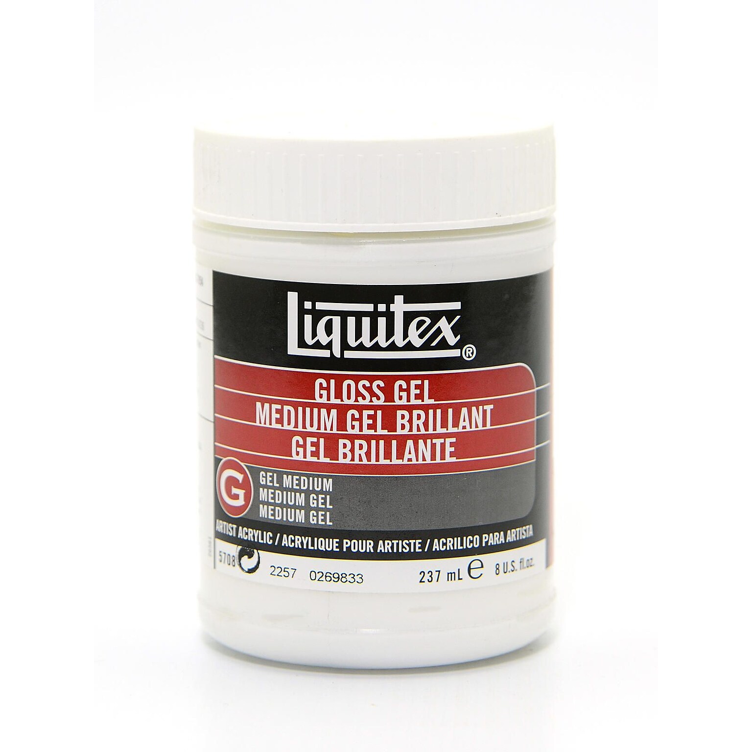 Liquitex Acrylic Gloss Gel Medium 8 Oz.