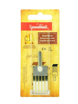 Speedball Steel Brushes 3/4 In. [Pack Of 2]