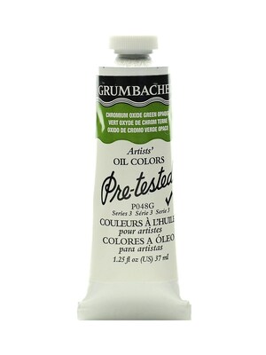 Grumbacher Pre-Tested Artists Oil Colors Chromium Oxide Green (Opaque) P048 1.25 Oz.