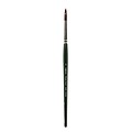 Silver Brush Ruby Satin Series Synthetic Brushes Short Handle 8 Round 2500S