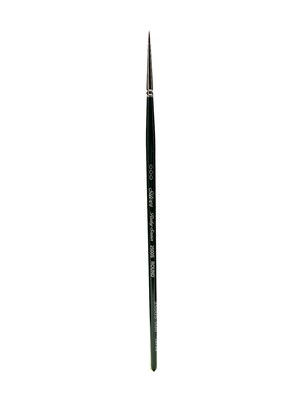 Silver Brush Ruby Satin Series Synthetic Brushes Short Handle 3/0 Round 2500S