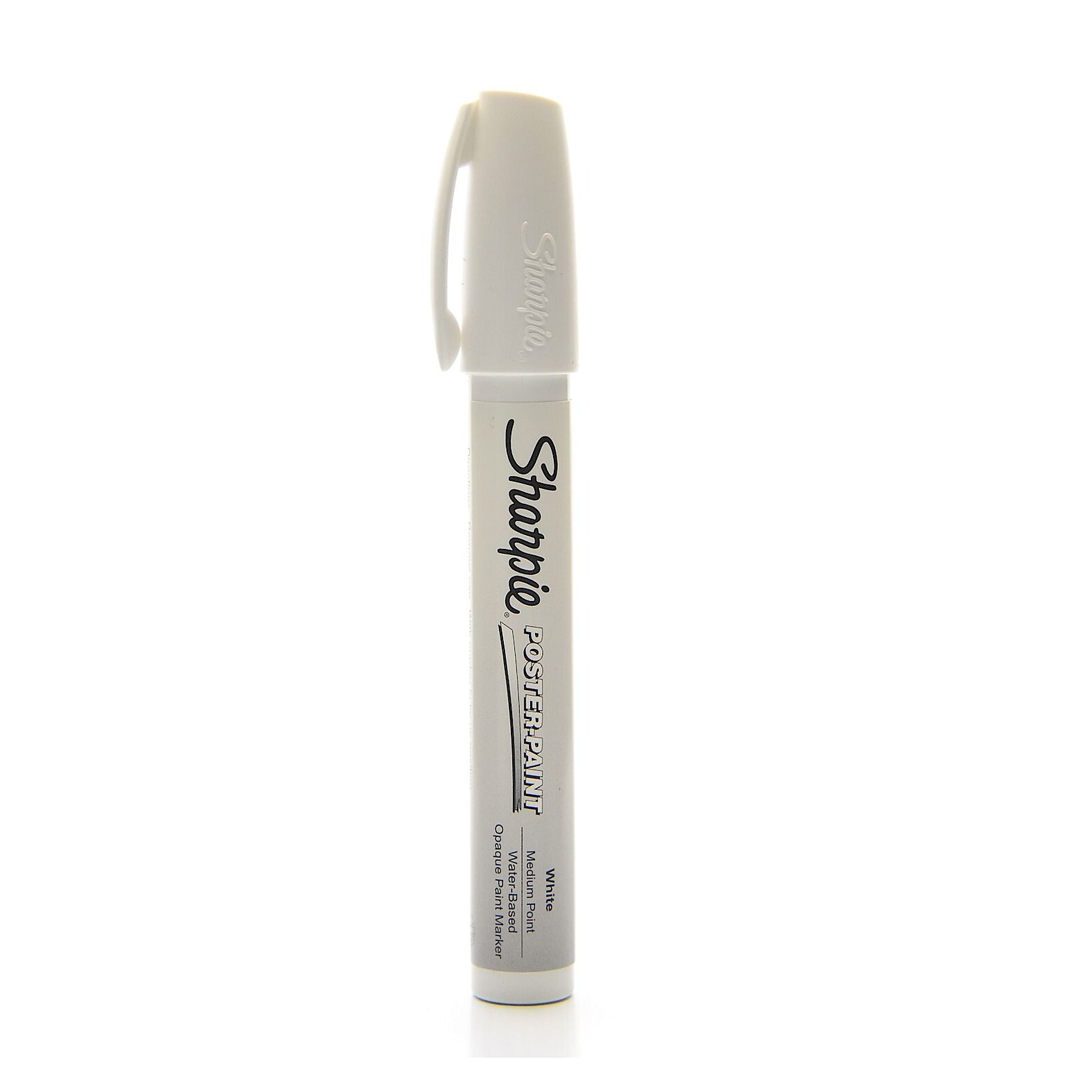 Sharpie Water-Based Paint Marker, Medium Tip, White, 6/Pack (70139)