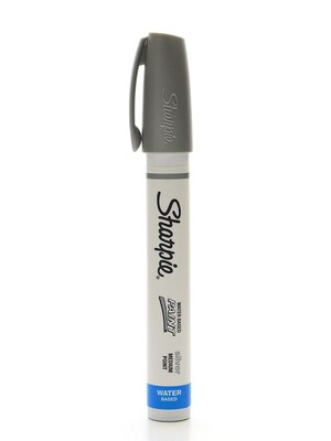 Sharpie Water-Based Paint Marker, Medium Tip, Silver Metallic, 6/Pack (35560)