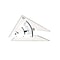 Pacific Arc Adjustable Acrylic Triangle 8 In.