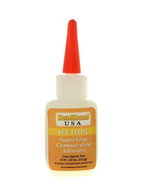 Handibond Cyanoacrylate Super Glue 1/2 Oz. Thin [Pack Of 10]