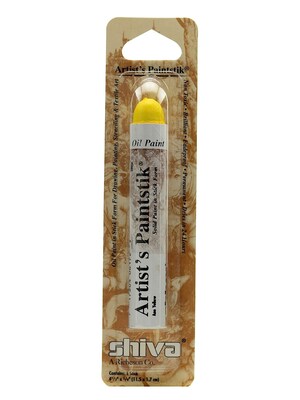 Shiva Artists Paintstik Oil Colors Azo Yellow [Pack Of 3]