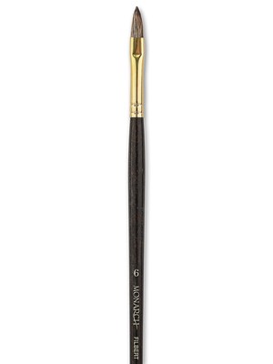 Winsor And Newton Monarch Brushes 6 Filbert Long Handle