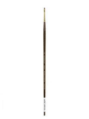Winsor And Newton Monarch Brushes 0 Flat/Bright Long Handle