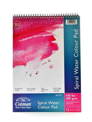 Winsor And Newton Cotman Spiral Water Colour Pad 10 In. X 14 In. [Pack Of 2]