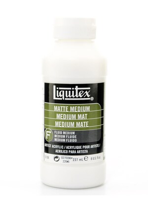 Liquitex Acrylic Paint Matte Paint Medium 8 Oz.