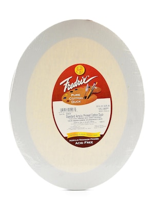 Fredrix Oval Stretched Canvas, 8" X 10" (26036)