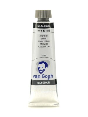 Van Gogh Oil Color Zinc White 40 Ml (1.35 Oz) [Pack Of 3]