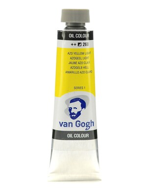 Van Gogh Oil Color Azo Yellow Light 40 Ml (1.35 Oz) [Pack Of 3]