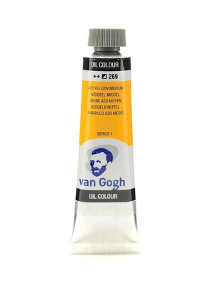 Van Gogh Oil Color Azo Yellow Medium 40 Ml (1.35 Oz) [Pack Of 3]