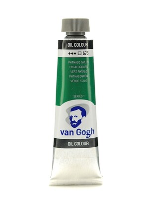 Van Gogh Oil Color Phthalo Green 40 Ml (1.35 Oz) [Pack Of 3]