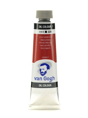 Van Gogh Oil Color Light Oxide Red 40 Ml (1.35 Oz) [Pack Of 3]