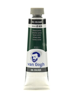 Van Gogh Oil Color Green Earth 40 Ml (1.35 Oz) [Pack Of 3]