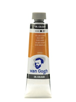 Van Gogh Oil Color Yellowish Ochre 40 Ml (1.35 Oz) [Pack Of 3]