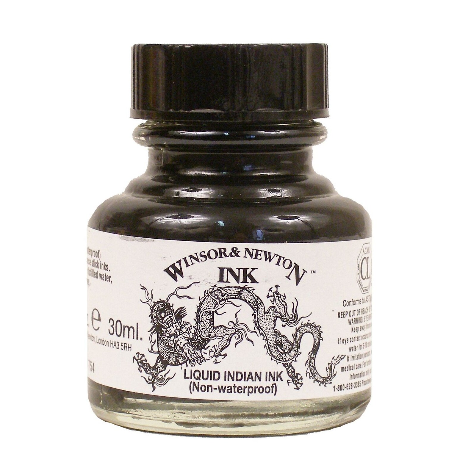 Winsor And Newton Liquid Indian Ink 30 Ml [Pack Of 2]