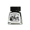 Winsor  and  Newton Drawing Inks, Black Indian Ink, 14ml 30, 4/Pack (59894-PK4)