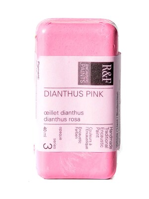 R And F Handmade Paints Encaustic Paint Dianthus Pink 40 Ml