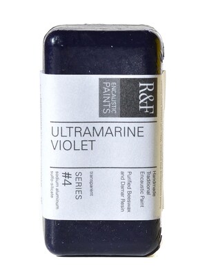 R And F Handmade Paints Encaustic Paint Ultramarine Violet 40 Ml