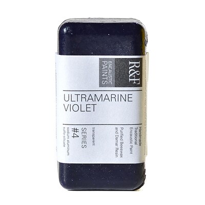 R And F Handmade Paints Encaustic Paint Ultramarine Violet 40 Ml