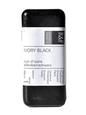 R And F Handmade Paints Encaustic Paint Ivory Black 104 Ml