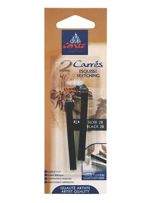 Conte Crayons Black 2B Pack Of 2 [Pack Of 4]