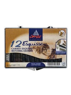 Conte Crayons Black B Box Of 12