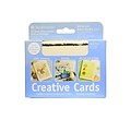 Strathmore Announcement Card Fluorescent White With Black Deckle Pack Of 3 (20922-Pk3)