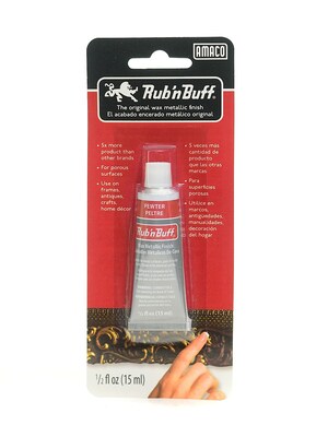 Rub N Buff The Original Wax Metallic Finish Pewter [Pack Of 3]