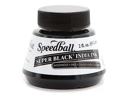 Speedball Super Black India Ink 2 Oz. [Pack Of 3]