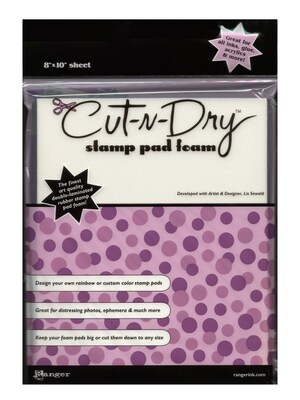 Ranger Cut N Dry Stamp Pad Foam Sheet, 3/Pack (34696-Pk3)