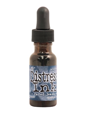 Ranger Tim Holtz Distress Ink, Faded Jeans 0.5Oz. Reinker Bottle, 3/Pack (14912-Pk3)