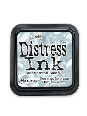 Ranger Tim Holtz Distress Ink Weathered Wood Pad [Pack Of 3]