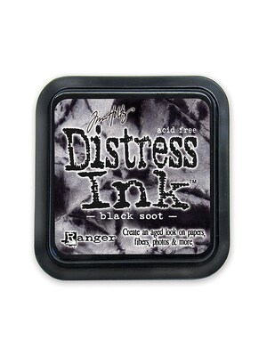 Ranger Tim Holtz Distress Ink Black Soot Pad [Pack Of 3]