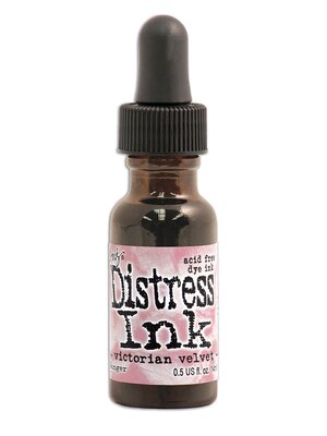 Ranger Tim Holtz Distress Ink Victorian Velvet 0.5 Oz. Reinker Bottle [Pack Of 3]