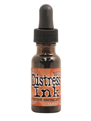 Ranger Tim Holtz Distress Ink, Spiced Marmalade, 0.5Oz Reinker Bottle, 3/Pack (77322-Pk3)