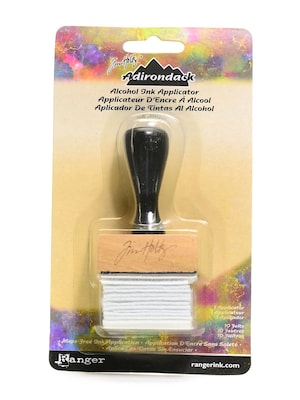 Ranger Adirondack Alcohol Ink Applicator Applicator With 10 Felts [Pack Of 3]