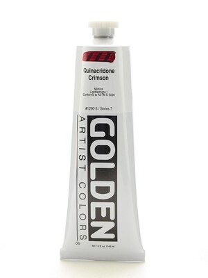 Golden Heavy Body Quinacridone Crimson Acrylic Paint, 5Oz (32508)
