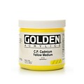 Golden Heavy Body Acrylic Paints, Cadmium Yellow Paint Medium (Cp), 16Oz (37194)