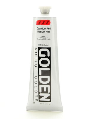 Golden Heavy Body Acrylics Cadmium Red Medium Hue 5 Oz.