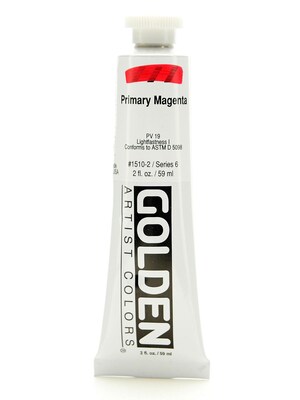 Golden Heavy Body Acrylics Primary Magenta 2 Oz. (49429)