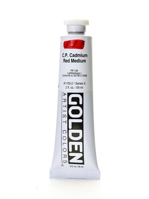 Golden Heavy Body Acrylics, Cadmium Red, Medium (58534)