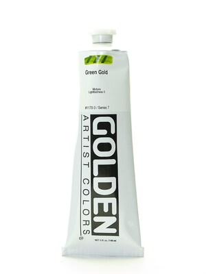 Golden Heavy Body Acrylics Green Gold 5 Oz. (89389)