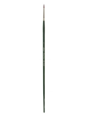 Silver Brush Ruby Satin Series Synthetic Brushes Long Handle, 1 Round No 2500 (31446)
