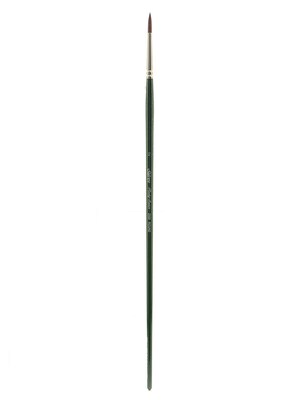 Silver Brush Ruby Satin Series Synthetic Brushes Long Handle 2 Round 2500 (58727)