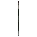 Silver Brush Ruby Satin Series Synthetic Brushes, Long Handle 4 Filbert No 2503 (83608)