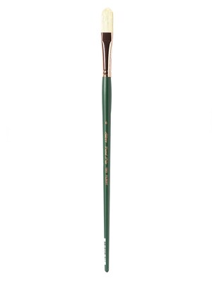 Silver Brush Grand Prix Series 1003 Hog Bristle Brush, 8 Filbert No 1003 (14742)